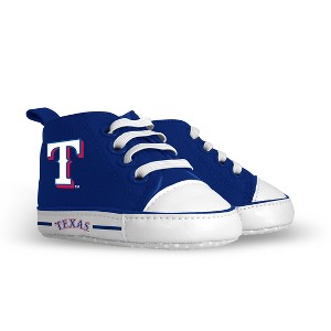BabyFanatic Pre-Walkers High-Top Unisex Baby Shoes -  MLB Texas Rangers - 1 of 4