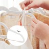 24-Pack Velvet Hangers with Rose Gold Clips, 16.7 Inch Non-Slip Space Saving Hangers for Pants, Skirts, Dresses - 3 of 4