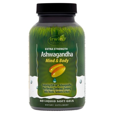 Irwin Naturals Ashwaganda Softgels - 60ct