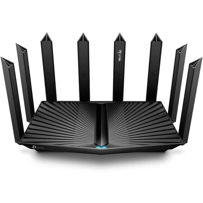 TP-Link - Archer AXE7800 Tri-Band Wi-Fi 6E Router - Black AXE95 Manfacurer Refurbished, 1 of 5