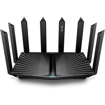 TP-Link - Archer AXE7800 Tri-Band Wi-Fi 6E Router - Black AXE95 Manfacurer Refurbished