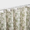 BAGOKIE 72"x72" Floral Cotton Linen Shower Curtain, Pack of 1 - 3 of 3
