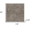 HomeRoots 8' x 10' Gray Non Slip Rug Pad - 3 of 4