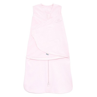 HALO Innovations Sleepsack 100% Cotton Swaddle Wrap - Soft Pink - S