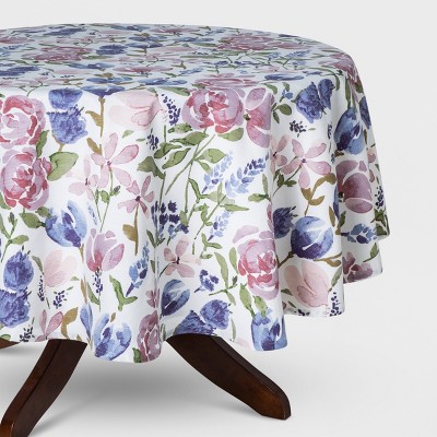 floral tablecloth