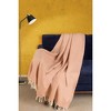 Eros Throw Blanket, Apricot, 50X60 - 3 of 4