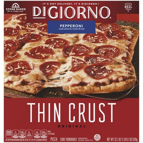 Digiorno Thin Crust Pepperoni Frozen Pizza 22 1oz Target