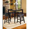 NicBex Dining Chairs Set of 2 Backless Saddle Casual Dining Home Furniture Seat Bar Stools for Kitchen, Bedroom - 3 of 4