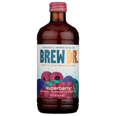 Brew Dr. Superberry Kombucha - 14 Fl Oz : Target