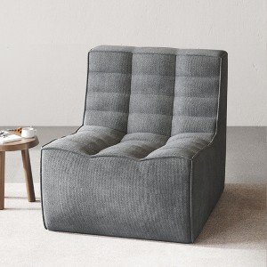 Lazy Floor Sofa Couch, Bean Bag Chair,27.56"Single Sofa, Fireside Chair,Corner Relax Sofa Couch for Apartment,No Assembly Needed - 1 of 4
