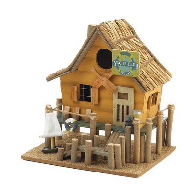 9.875" Yacht Club Wood Birdhouse - Zingz & Thingz