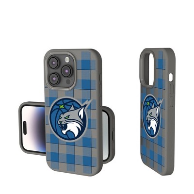 Keyscaper WNBA Plaid Soft Touch Cell Phone Case for iPhone 15 Pro
