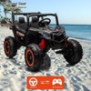 24V Kids Electric 2-Seater Ride-On Off-Road Truck with Parental Remote Control, Bluetooth Music ¨C Toy Car for Ages 3-8 - 4 of 4