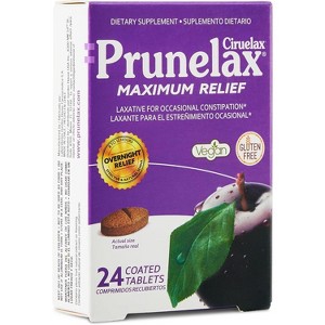 Prunelax - Ciruelax Natural Laxative Maximum Relief Tablets, 24 Count - 1 of 4