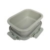 Lexi Home Brixton Oven Safe Porcelain Food Storage Containers with Glass Lids - 2 of 4