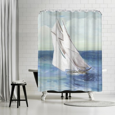 Americanflat Kiana by Pi Creative Art 71" x 74" Shower Curtain