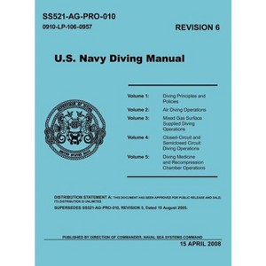 U.S. Navy Diving Manual (Revision 6, April 2008) - by  Naval Sea Systems Command & U S Department of the Navy (Hardcover) - 1 of 1