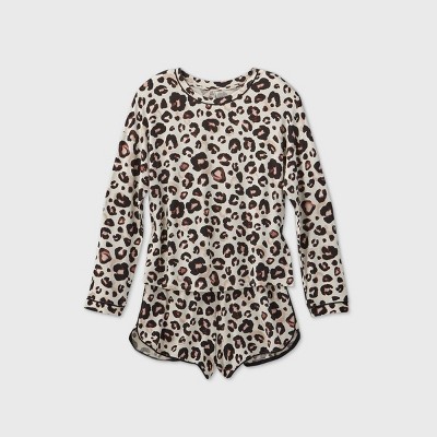 leopard pajama set