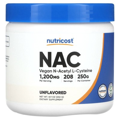 Nutricost Vegan NAC, Unflavored, 8.9 oz (250 g)