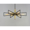 Maxim Lighting Wings 6 - Light Chandelier in  Black/Satin Brass - 2 of 4