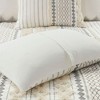 PAGED Full/Queen Comforter Set 3 Piece Chenille Bedding Sets, Cotton Printed Bed in a Bag with 1 Quil and 2 Pillowcases for Bedroom - 3 of 4