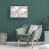 Rosana Laiz Blursbyai 'Detailed world map with cities Vali' Canvas Art - 4 of 4