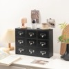 YIYIBYUS 9 Drawers Apothecary Chests and Cabinets, Wooden Desk Drawer Organizer - 2 of 4