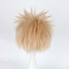 Unique Bargains Women's Wigs 14" Light Gold Tone with Wig Cap - 4 of 4