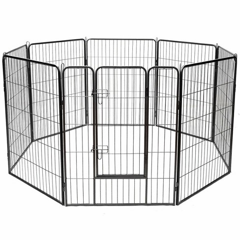 Yaheetech 2 Panels Metal Dog Playpen Fence - 40h : Target