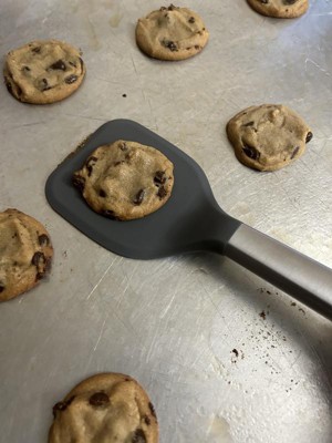 Stainless Steel With Silicone Cookie Spatula Dark Gray - Figmint™ : Target