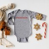 The Juniper Shop Fa La La Puff Print Baby Long Sleeve Bodysuit - 2 of 3