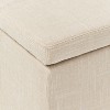CAVINAS 51.25" Storage Ottoman Bench with Hidden Storage,Plush Footstool  with Soft-Close Hinges, Storage Bench for Living Room,Entryway - 4 of 4