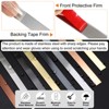 Unique Bargains Self-Adhesive Stainless Steel Mirror Finish Peel and Stick Wall Trim - 3 of 4