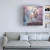 Trademark Fine Art - Tanya Mavric Majestic White Lion Canvas Art - 2 of 4