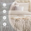 Full Size Linen Duvet Cover Set, 3 Pieces with Zipper and Ties, 80x90+ 2x20x26 - 2 of 4