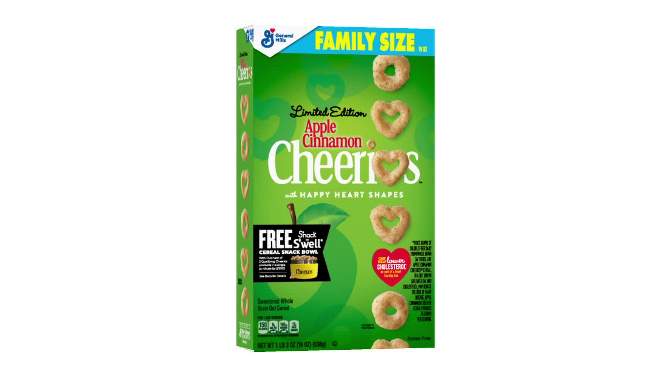 General Mills Family Size Apple Cinnamon Cheerios Cereal - 19oz, 2 of 15, play video