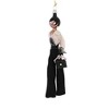 Italian Ornaments 7.0 Inch Beverly In Wide Legged Pants Diva Shopper Style 5Th Avenue Dark Skin Tree Ornaments - 3 of 3