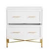 Resenkos File Cabinet, Filing Cabinet for Home Office, 2-Drawer File Cabinet, Lateral Storage Cabinet Printer Stand,White - 2 of 2