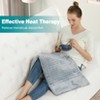 Coucheta 33"x17" Extra Large Electric Heating Pad for Back Pain & Cramps, Moist/Dry Heat Therapy, 4 Temp Settings, 2H Auto Off, Machine Washable - 4 of 4