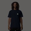 Dalix Rainbow (Glow in the Dark) Embroidered Relaxed Heavy Soft Cotton T Shirt Mens - 2 of 4