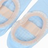 Anna-Kaci Women's Ballet Style Grip Socks with Ruffle Trim and Cross Strap Anti-Slip Sole Yoga and Pilates 2-Pack - 3 of 4