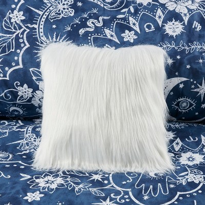 Navy Celestial Star Print Twin Comforter Set with Decorative Pillow