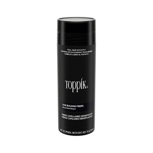 Toppik Hair Building Fibers, Fill In Fine or Thinning Hair Instantly Thicker, Fuller Looking Hair Black 1.94 OZ - 1 of 3