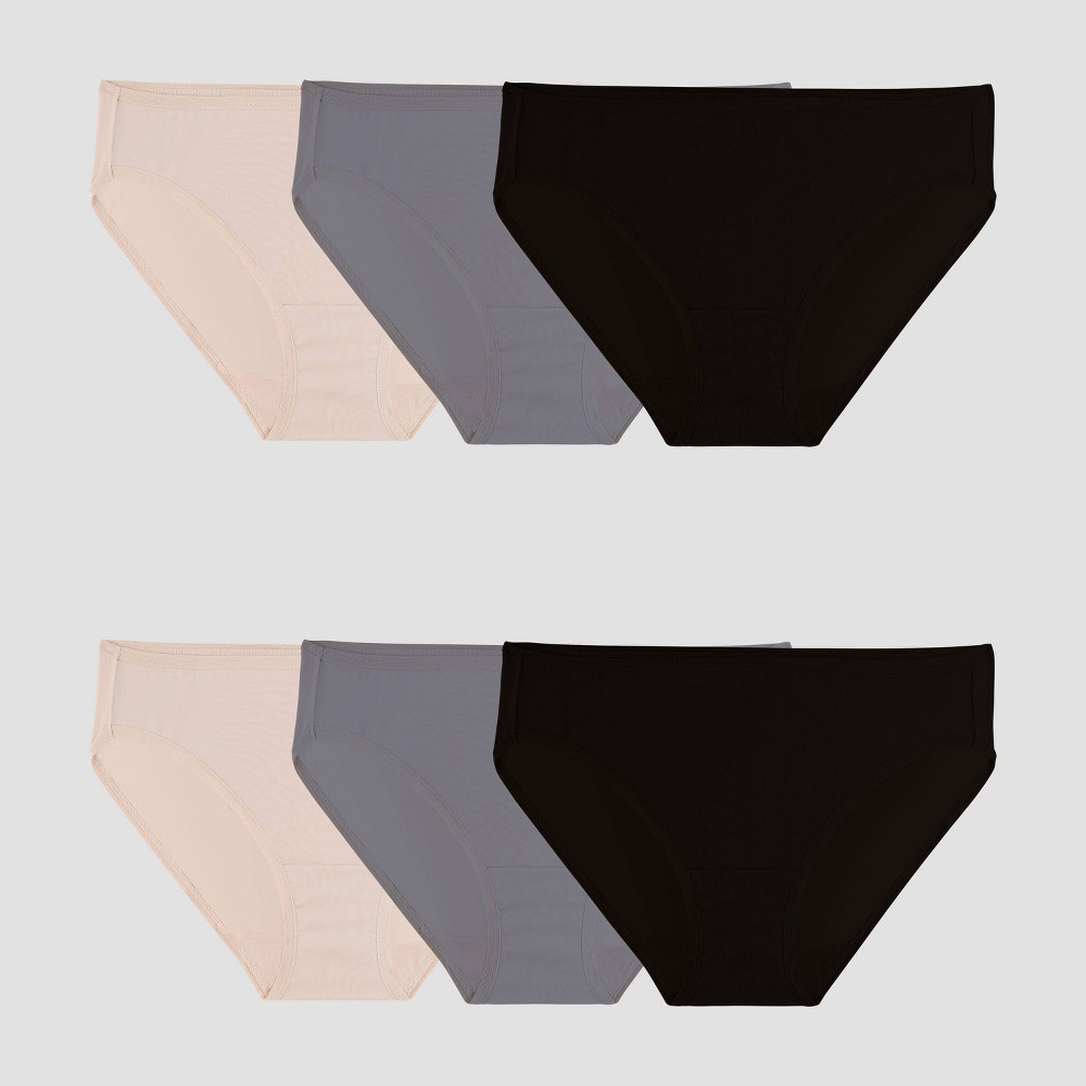 Fruit of the Loom Women's 6pk Microfiber Bikini Underwear - Colors May Vary 8 -  52347606