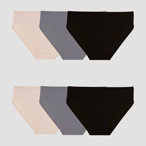 Fruit Of The Loom Women's Microfiber 6pk Bikini - Colors May Vary : Target