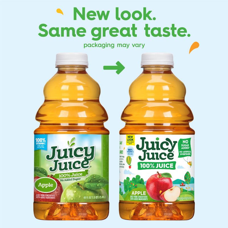Juicy Juice Apple 100% Juice - 48 fl oz Bottle, 3 of 8