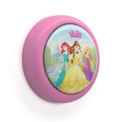 Philips Disney Princess Battery Powered LED Push Touch Kids Toddler Night Light