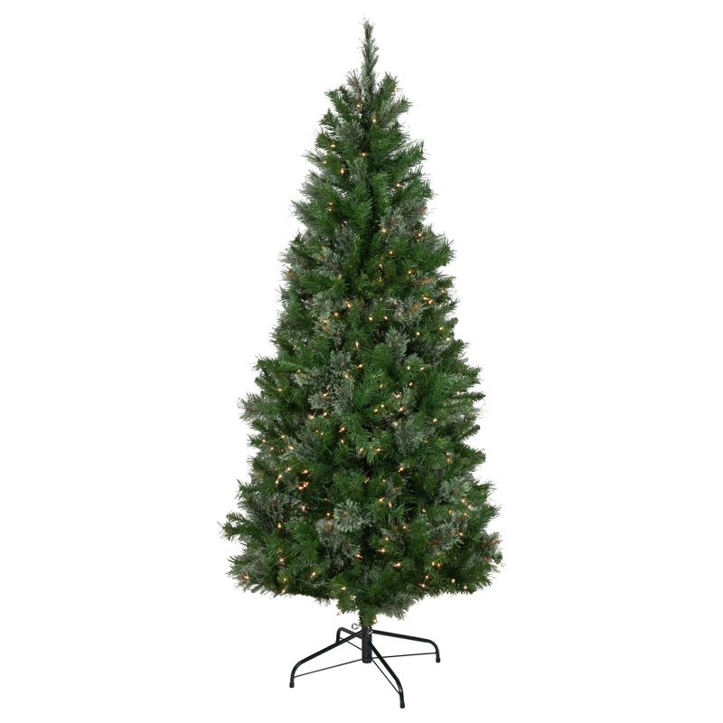 Northlight 6.5' Pre-Lit Medium Mixed Cashmere Pine Artificial Christmas Tree - Clear Lights, 1 of 7
