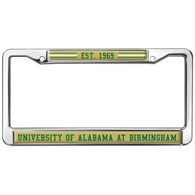 Alabama at Birmingham School Logo Full Size Standard License Plate Metal Frame