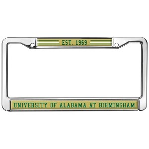 Alabama at Birmingham School Logo Full Size Standard License Plate Metal Frame - 1 of 4